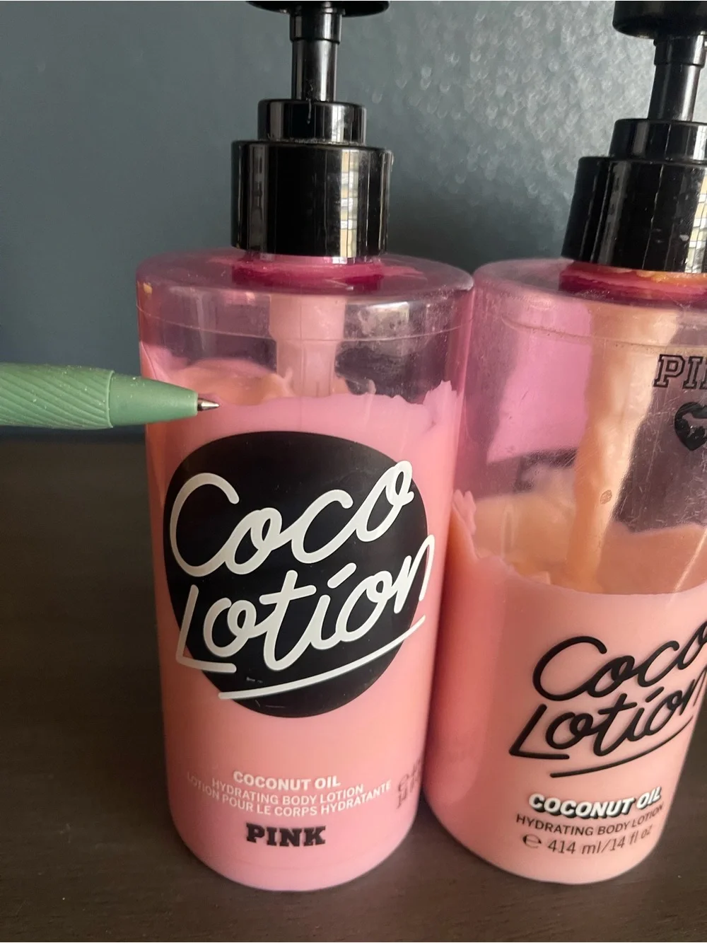 PINK Victoria's Secret Coco Lotion Coconut Oil Hydrating Body Lotion - Pink